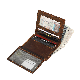 Trifold Top Grain Leather Strong Stitching Wallet for Man manufacturer