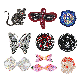  Rhinestone Crystal Different Shape Beads Badge Sewn on Patches