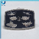 Custom 3D Silver Heavy Duty USA Navy Metal Buckle