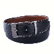 Genuine Split Cowhide Leather Jeans Pure Leather Man Dress Waist Belt