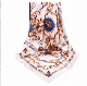  Multi-Functional Fashion Printed Square Satin Fabric Women Headscarf
