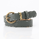  Latest Fashion Women PU Leather Stitching Belt China Manufacturer