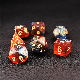  Us Hot Selling High Quality Fashion Design Gemstone Surface Colorful Rainbow Dnd Dice