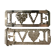  Design Your Own Private Silver Plating Custom Letter Logo Metal Brand Name Plate Belt Buckles