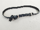  Navy Fashion Woven′s PU Belt