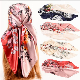  Women Paisley Flower Designs Square Satin Shawl Large Stock Wholesale