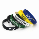 Leather National Flag Promotional Price PVC Bracelets Clothing Country Funny Design Mini Plastic Silicone RFID Wristband Embossed with Logo