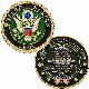  Custom Unitec States Army Military Soft Enamel 3D Logo Plating Gold Challenge Coin