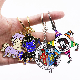 High Quality Custom Metal Zinc Alloy Keyring Lucky Cat Cartoon Key Chain Kpop Blank Car Soft Enamel Metal Keychain