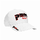  Custom Promotional Adult Visor Cap 3D Embroidery Sports Golf Hat 6 Panel Cotton Baseball Cap
