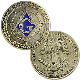  Factory Custom Masoinc Brotherhood Freemasons Gold Plated Soft Enamel Challenge Coin
