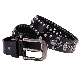  Skull Rivet Belt Genuine Leather Men′s Belt Women′s First Layer Cowhide Versatile Decorative Belt Wholesale Skull Belt