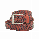 New Style Fashion Luxury Cow Second Layer Genuine Leather Braided Belt