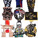  China Manufacturer Custom Metal Bodybuilding Gymnastics Powerlifting Running Marathon Football Soccer Basketball Taekwondo Champions Bike Cycling Winner Medal
