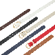  Amazon Hot Sell Fashion PU Leather Belts for Women Soft Dress Belt Ladies Thin Skinny Metal Gold Buckle Waistband Strap