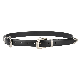  European and American Double Buckle Retro Carved Belt, Fashionable and Versatile Women′s Double Buckle Pink Decorative Belt