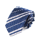  Fancy Polyester Necktie Custom Company School Logo Woven Handmade Neck Ties