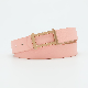  Women Square Buckle Waist Belt Women PU Leather Strap Trouser Dress Belts