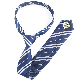  Factory Custom Brand Logo Woven Jacquard Microfiber Silk Necktie Polyester Striped School Neck Ties