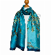  2024 Real Popular 100% Genuine Silk Charmeuse Long Scarf Printed Head Wrap Classic Pattern Silk Scarf