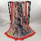  Wholesale New Print Pattern Women Long Fashion Satin Silk Scarf