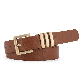  Fashion Simple Set Ladies Fine Waist Chain Adjustable PU Belt