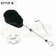  RW1005 Drop-Shaped Retractable Security Tether Plus Adjustalbe Lasso Loop by Small Lock and Allen Key for Anti Theft Display