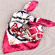 Multi Printed Patterns Professional Women′s Silk Small Scarfs