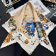  Women′s Square Silk Scarf with Popular Pattern