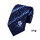  Yili Woven Jacquard Low MOQ Logo Polyester Tie for Company School Organizations