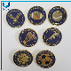  Factory Wholesale Free Sample Classic Sport Memebership Souvenir Metal Brooch Pin, Gold 2D Student Lapel Pin