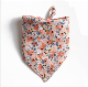  Flowers Pattern Pet Bandanas Saliva Towel Dog Triangle Scarf