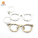  Wholesale Custom Logo 3D Blank New Creative Glasses Frame Bottle Opener Personalized Car Keychain Design Gift Alloy Metal Keychain