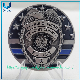  Custom Antique Plating Police Officer Challenge Coin, 3D Antique Silver Zinc Alloy Metal Coin 2 Inch