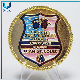  Custom Design Service Medal Coin, 3D Rope Edge Gold Translucent Enamel Challenge Coin, USA EMS/Police/ Fire Commemorative Coin