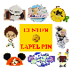  Promotion Wholesale Blank Tag Arts Crafts Seasonal 3D Backing Button Card Custom Metal Magnetic Soft Enamel Pin Disney Audit Lapel Pin Supplier