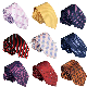 Wholesale Korean Silk Casual Jacquard Weave Narrow Ties for Shirts