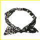  Fashion Black and White Printed Fabric Hair Ties