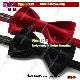  Men High Quality Cotton Velvet Bow Tie Pre Tied Adjustable Length Formal Necktie (B8306)