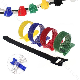 Printed Logo Magic Tape Self-Locking Back to Back Nylon Cable Tie