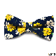  Comfortable Floral Finesse All-Day Wear Brushed Cotton Bow Tie for Casual, Party, and Wedding