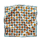  Custom Print Ladies′ Silk Scarf with Playful Pattern