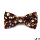  Elegant Floral Grace Sophisticated Brushed Cotton Bow Tie for Casual, Party, and Wedding