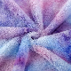 Rainbow 100 Polyester Faux Fur Tie Dye for Outerwear Garments