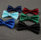 Good Quality 2ply Bridegroom Silk Bow Tie for Wedding