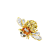 Wholesale Fashion Animal Shapes Rhinestone Crystal Decoration Pin Brooches