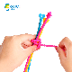 Wholesale Printed Logo Twist Lock Silicone Rubber Cable Ties