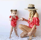 Fashion Mommy and Me Girls Swimsuit Children Swimwear