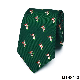 Seasonal Neck Accessory Snowman Jacquard Tie