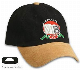  Cotton Baseball Cap with Suede Peak